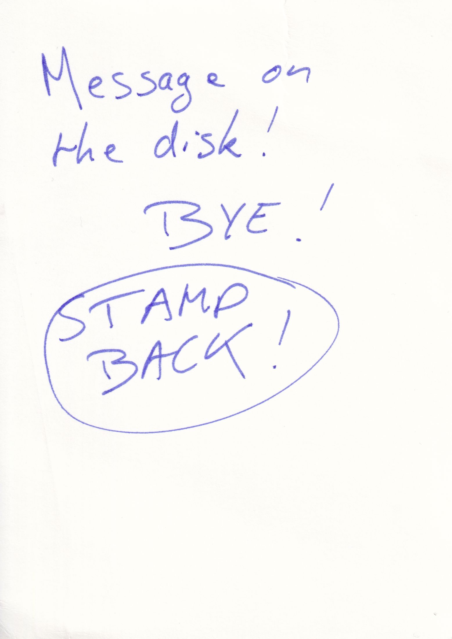 Letter 1 page A