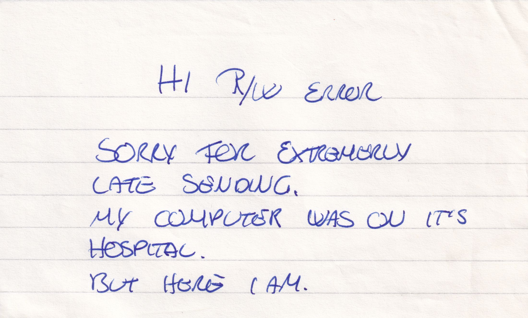Letter 3 page A