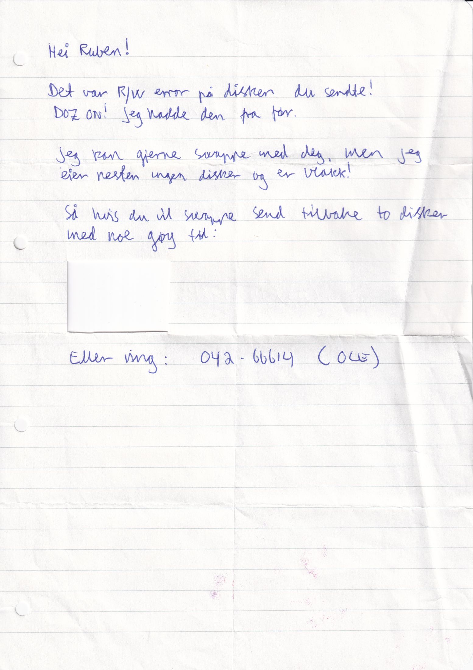 Letter 3 page B