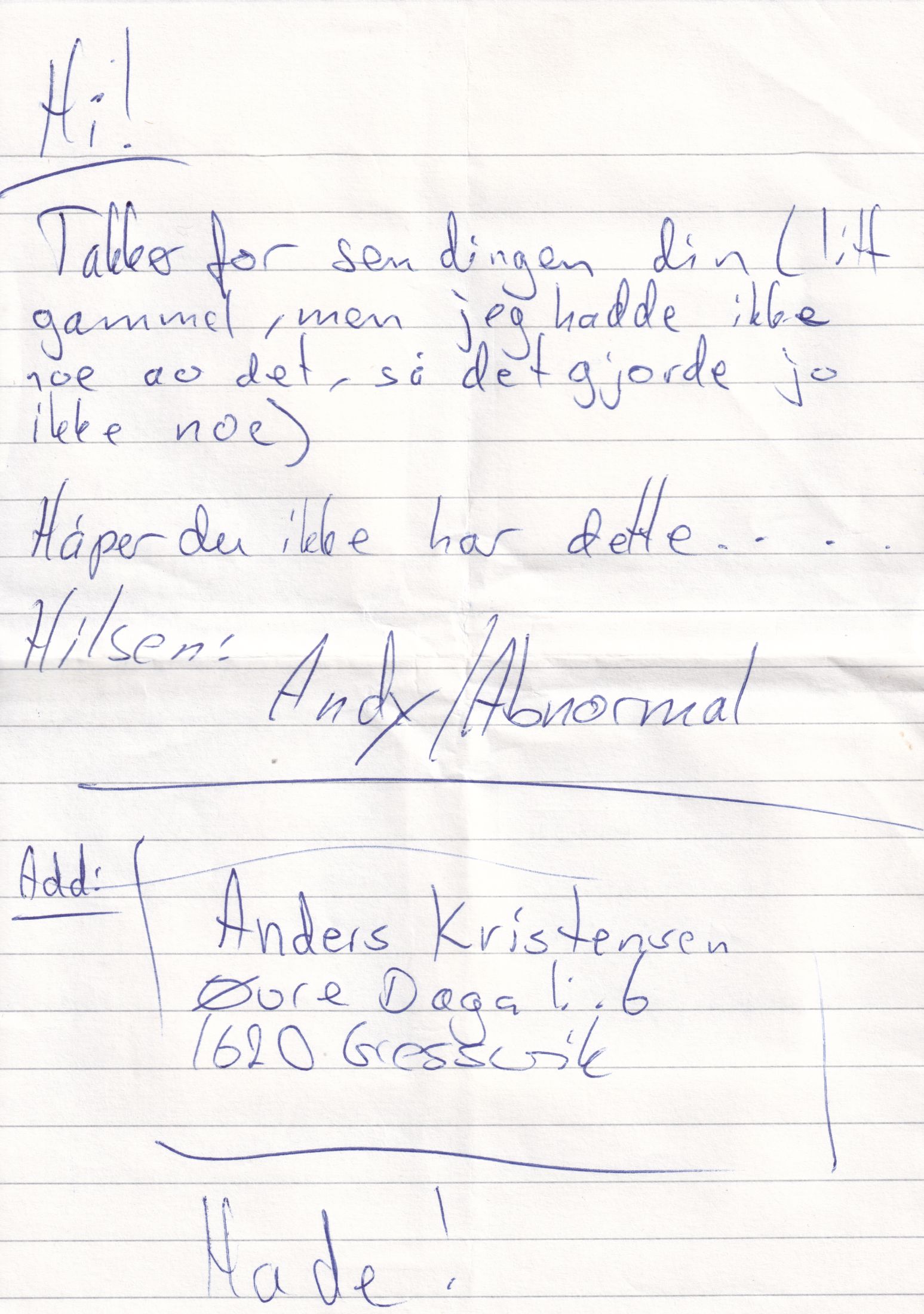 Letter