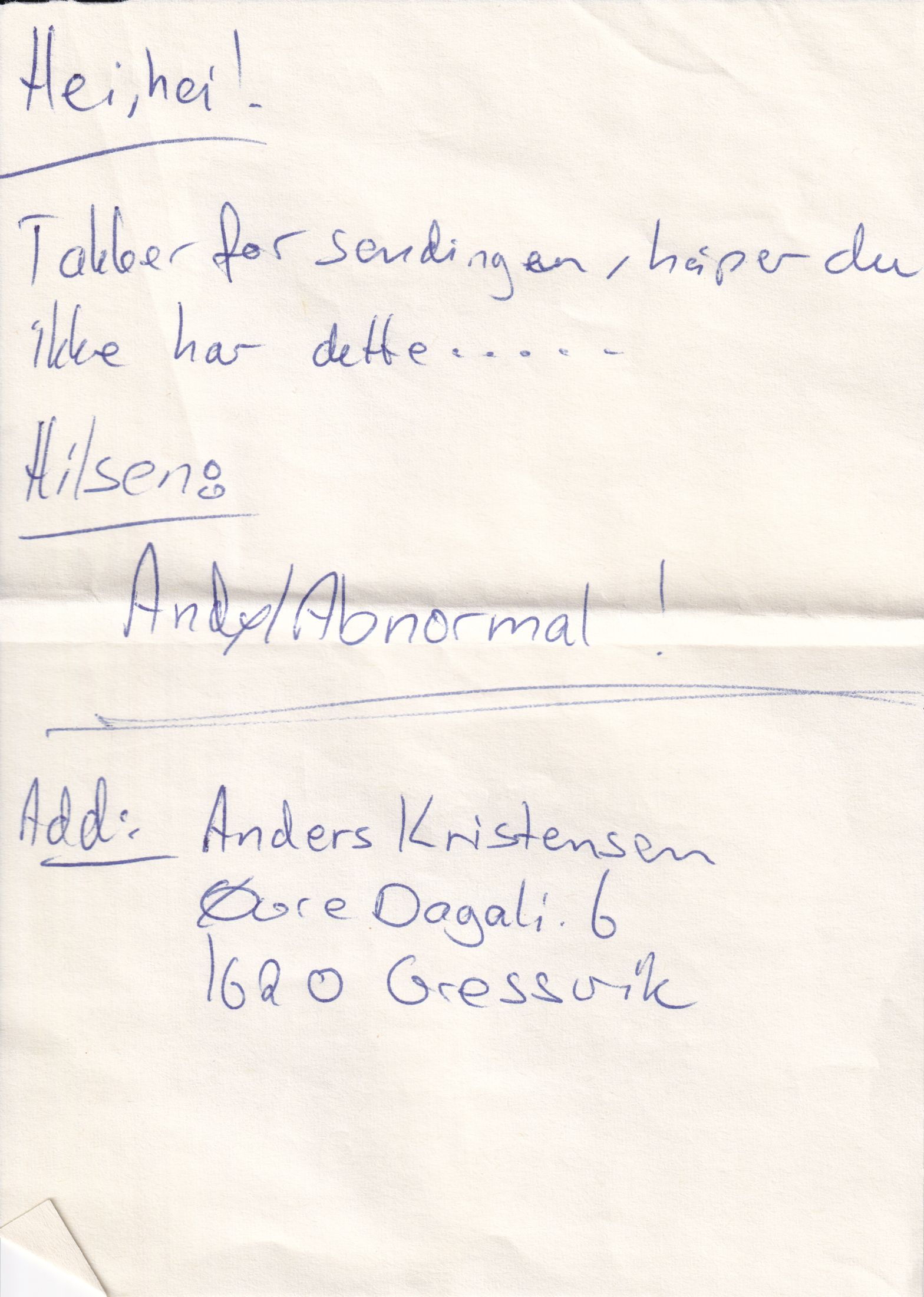 Letter