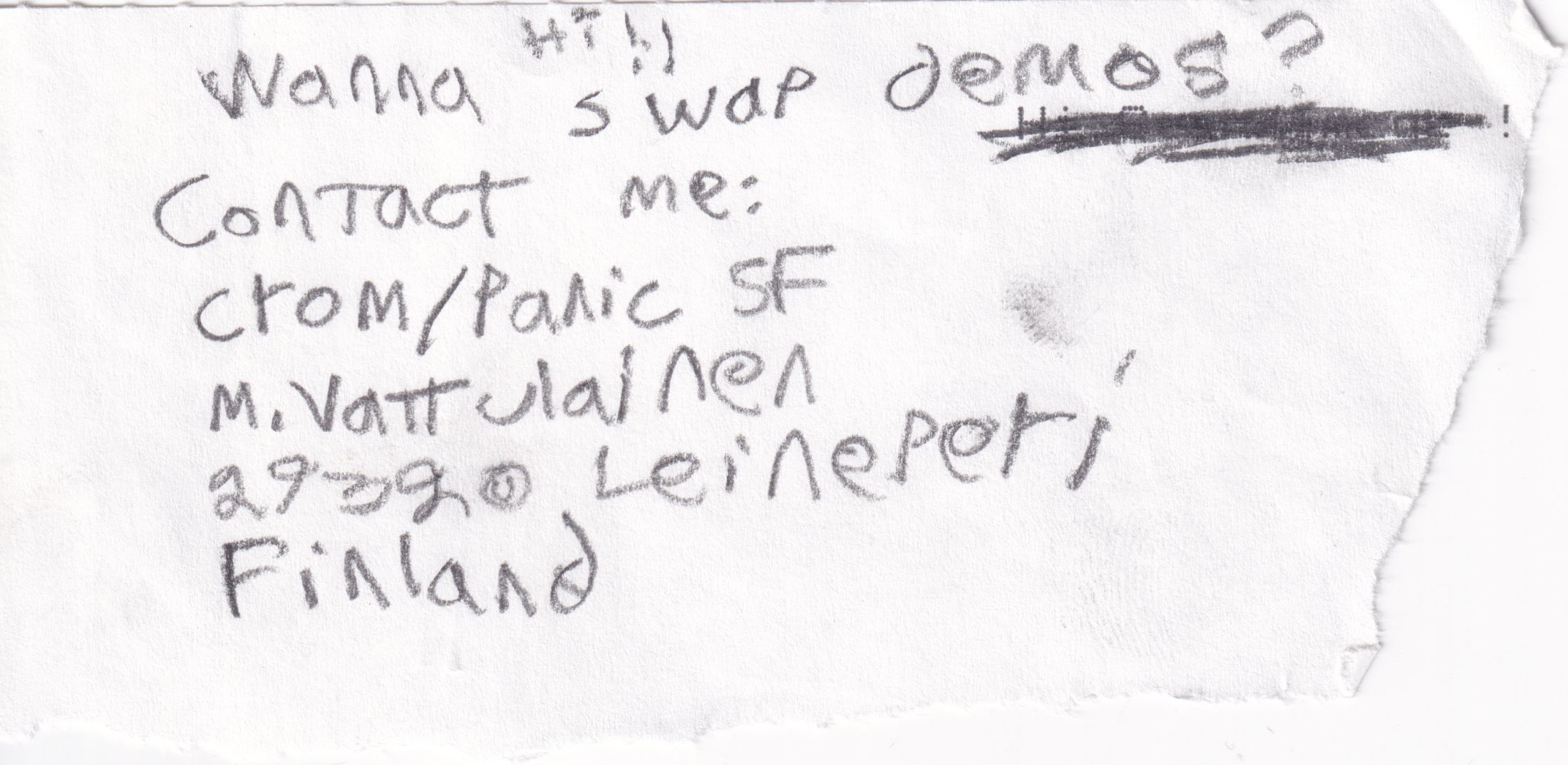 Letter 1 page A