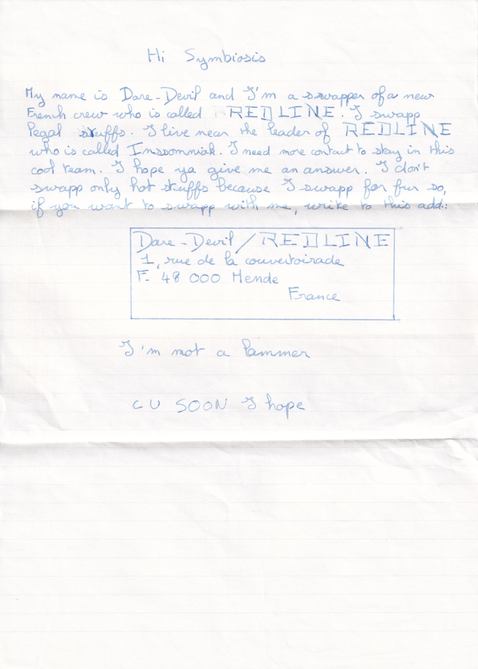Letter 1