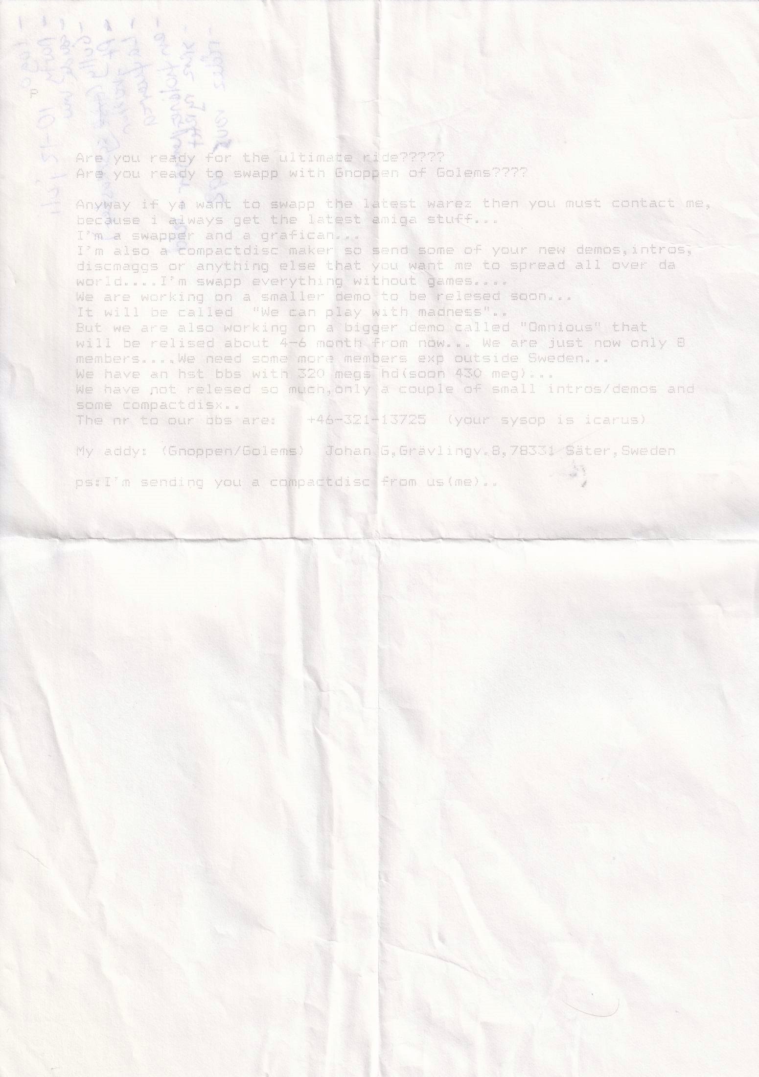Letter 1