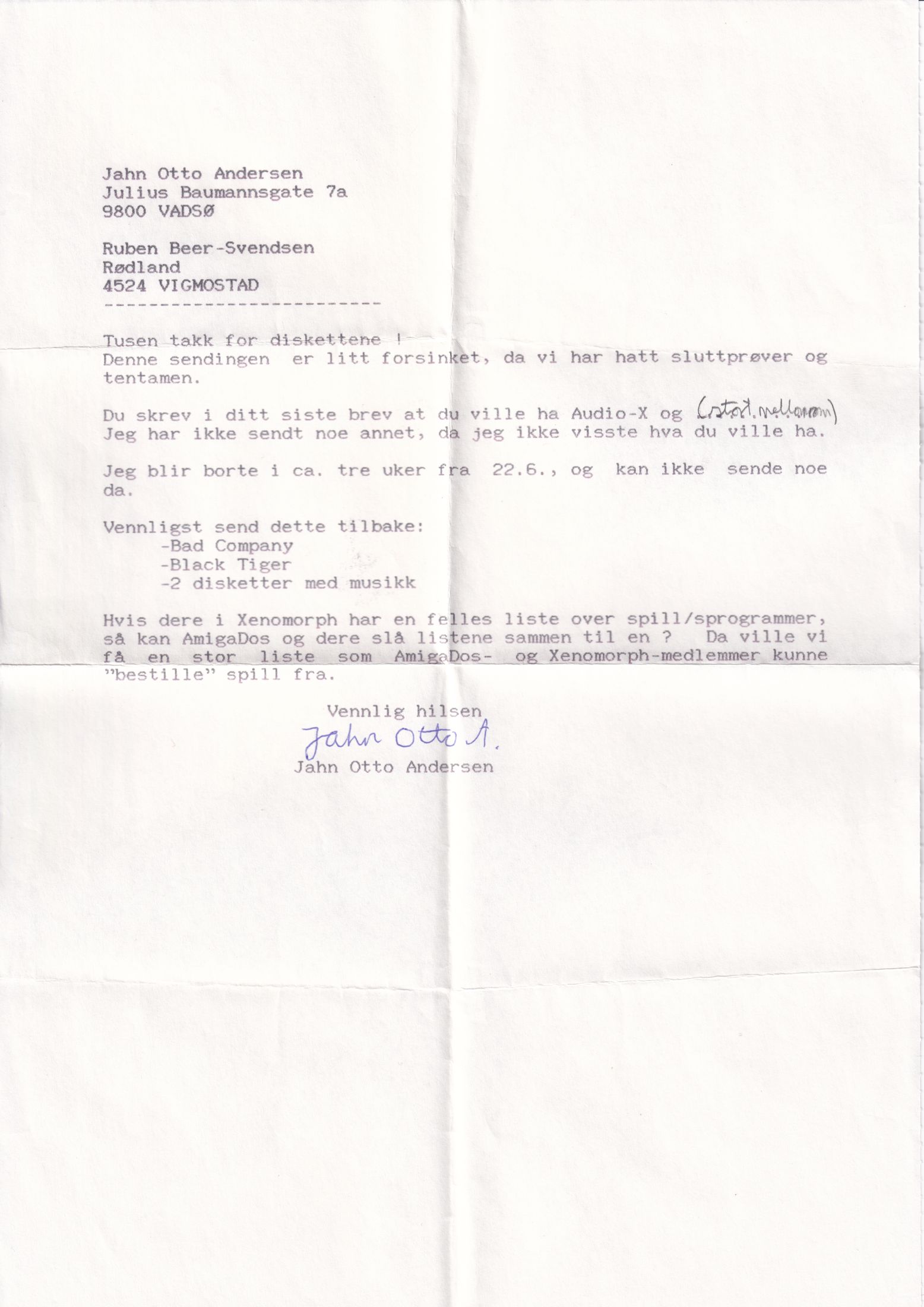 Letter 2