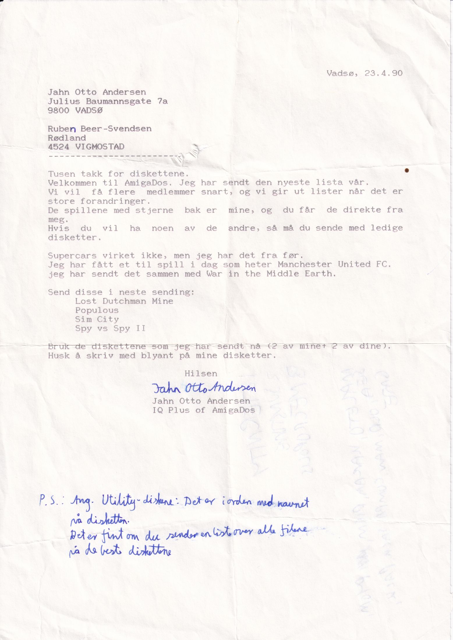 Letter 1