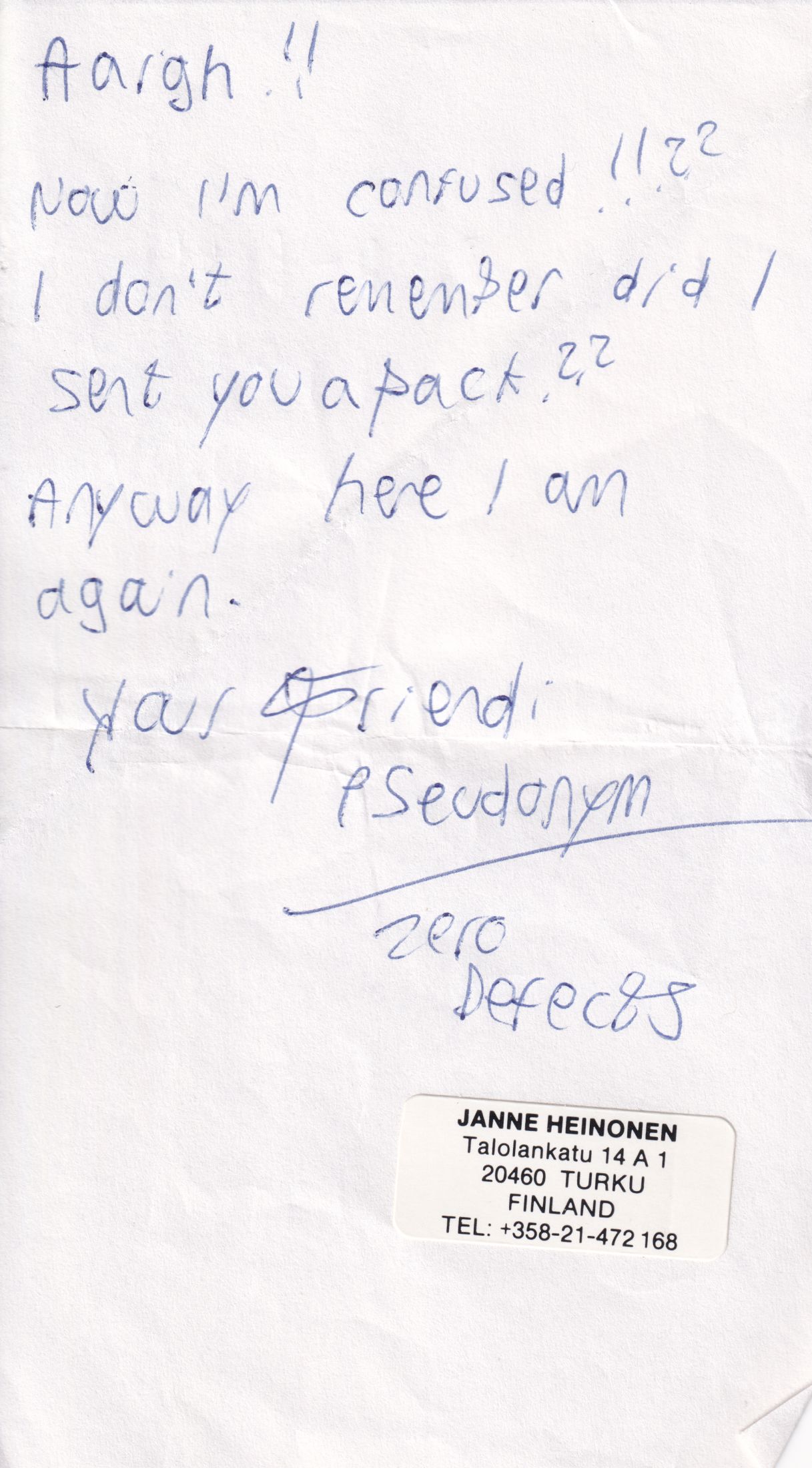 Letter 2