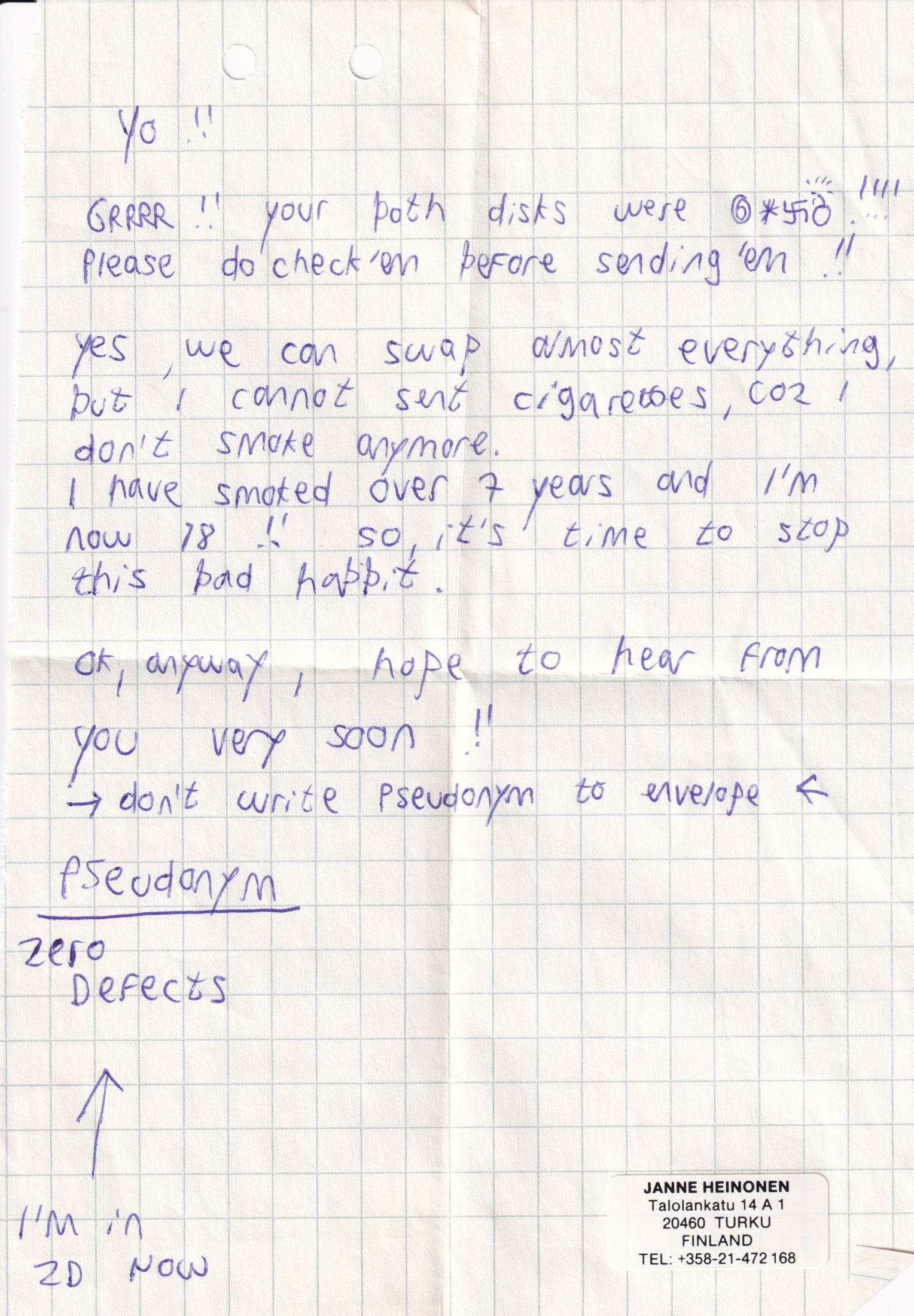 Letter 2