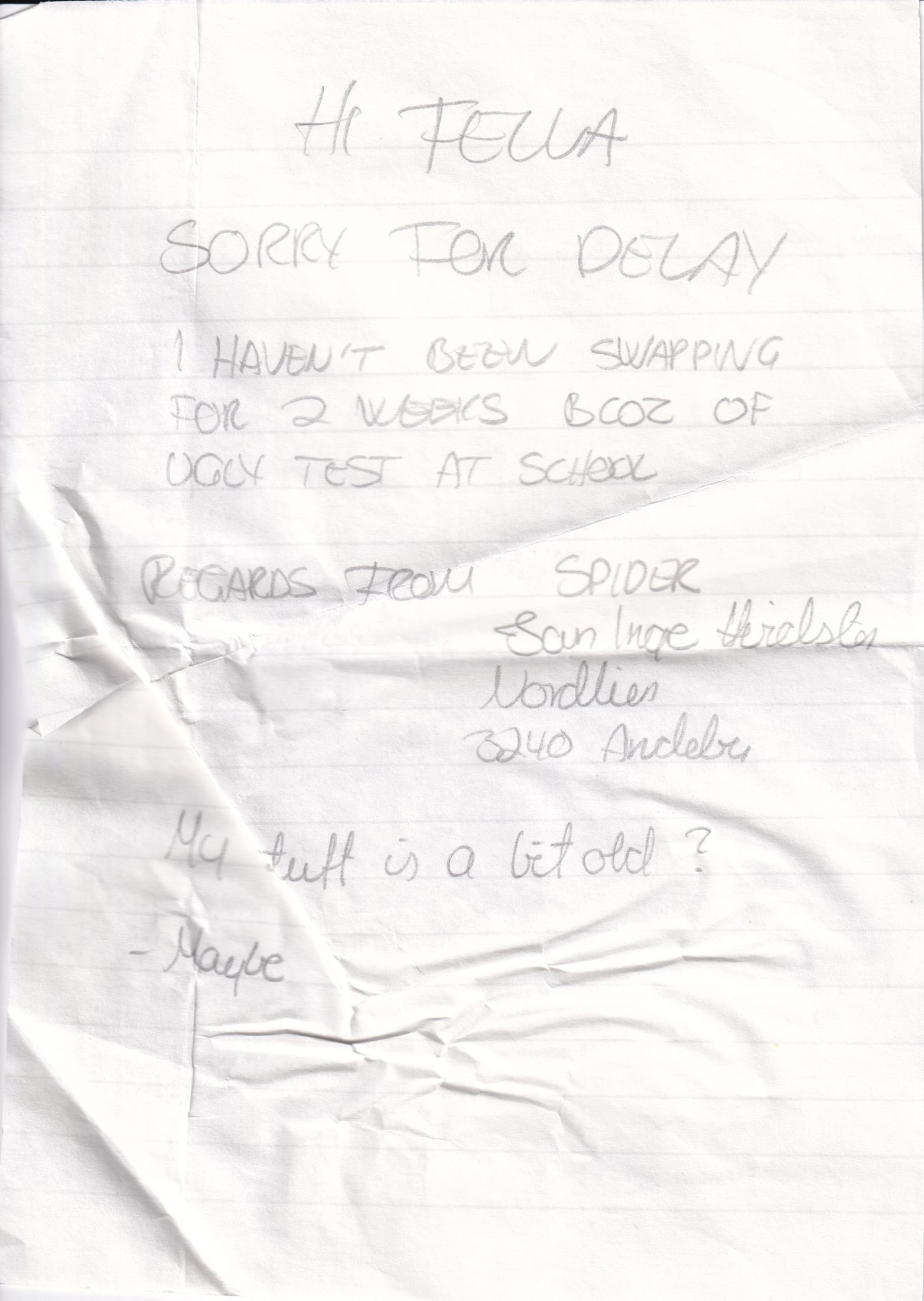 Letter 2