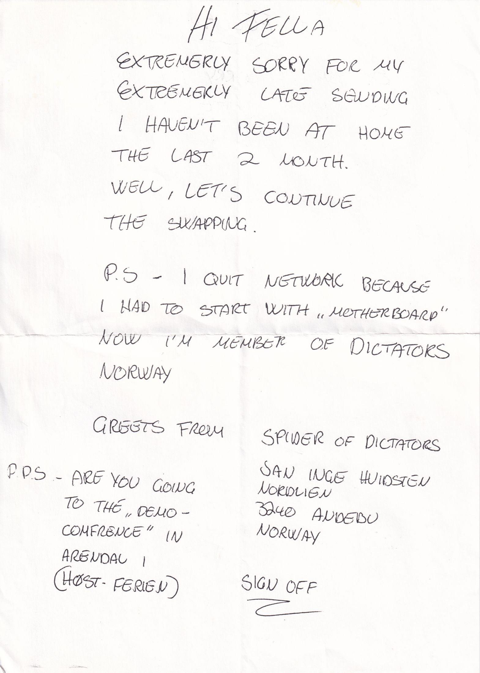 Letter 2