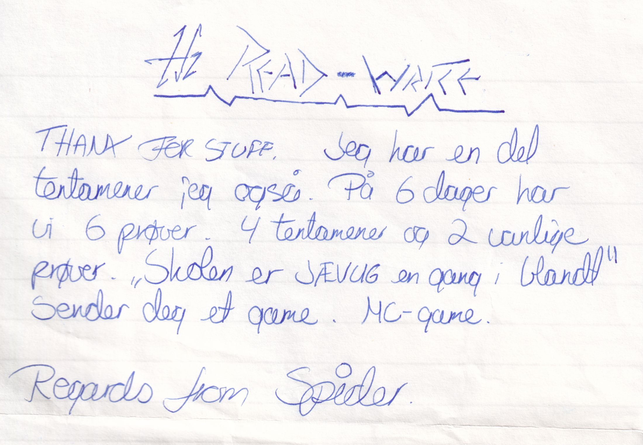 Letter 2