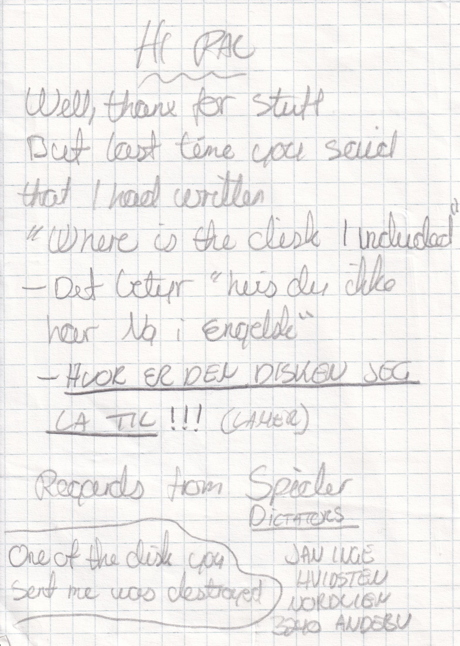 Letter 2