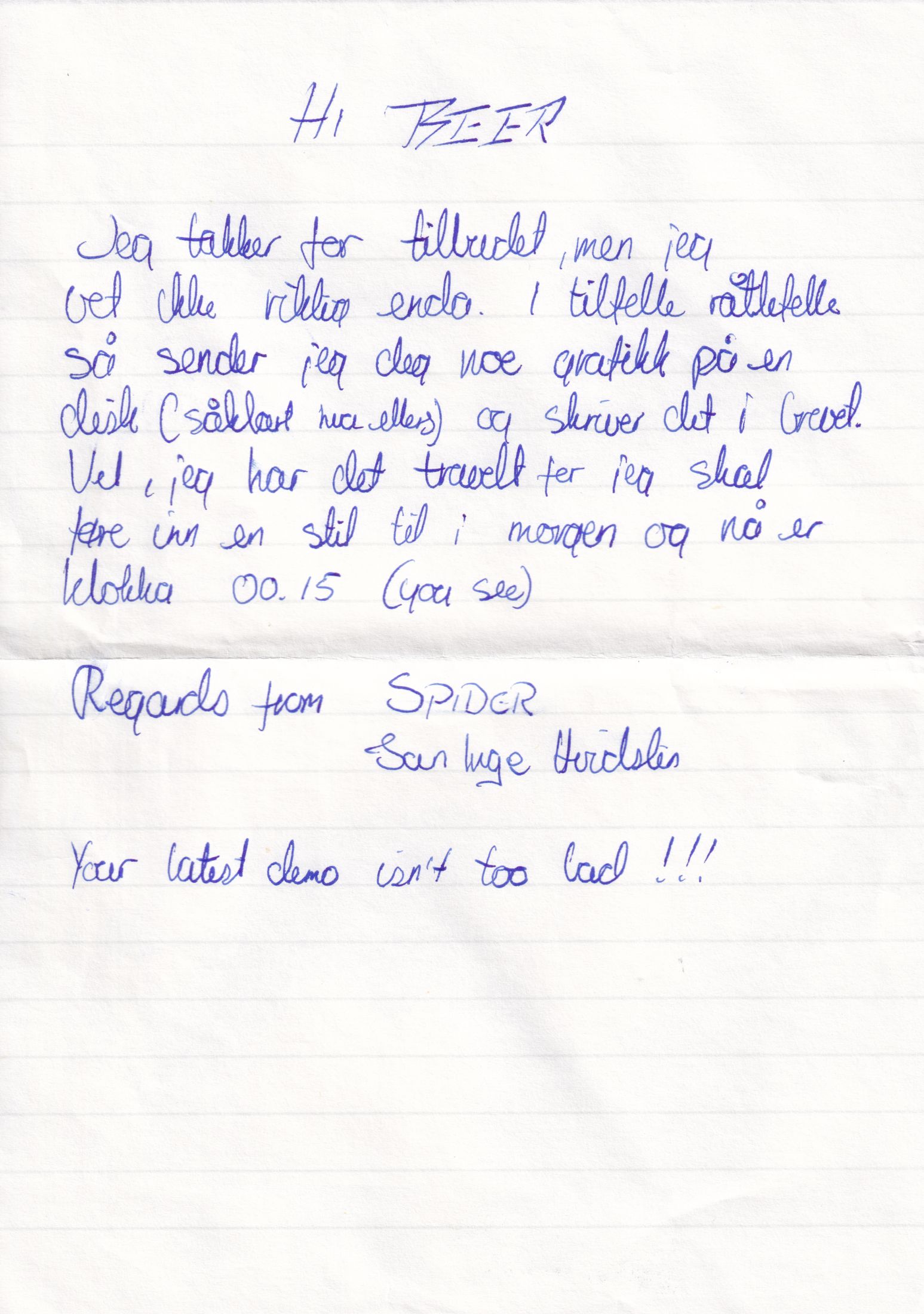 Letter 2