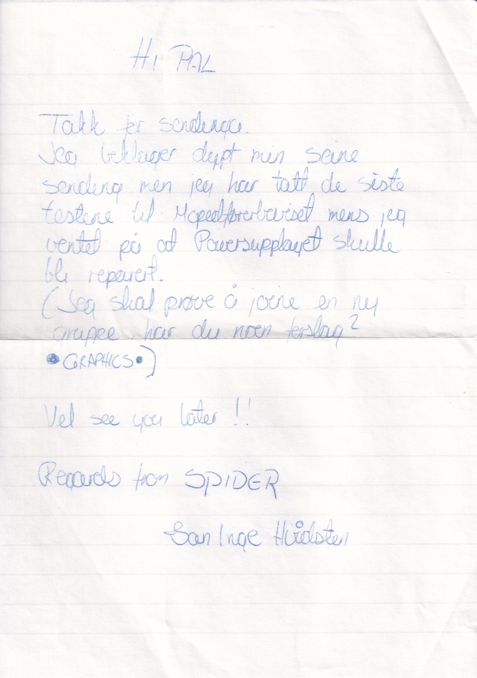 Letter 2