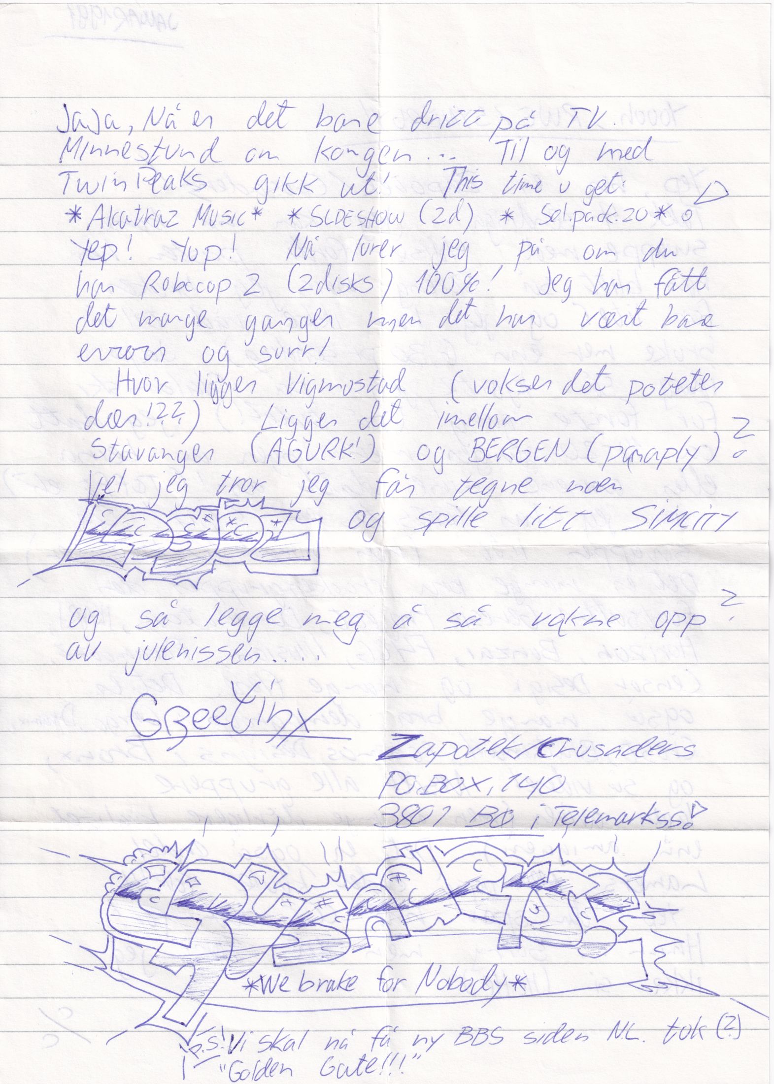 Letter 3 page B