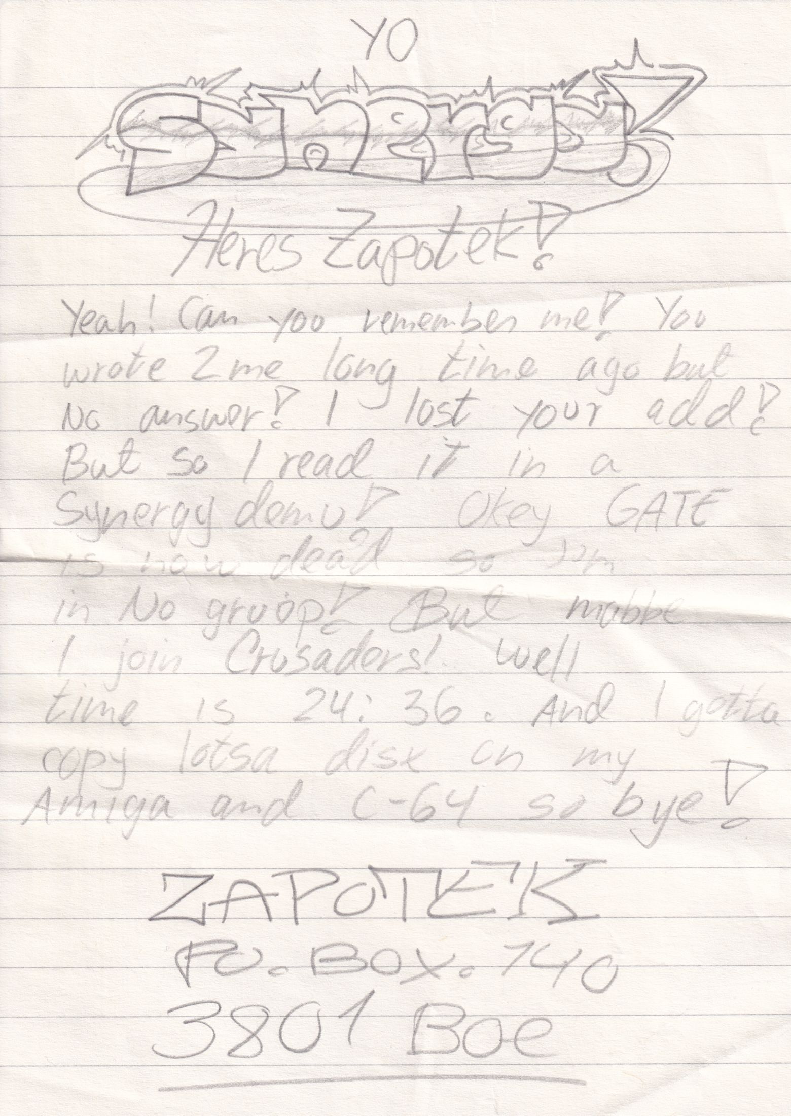 Letter 2